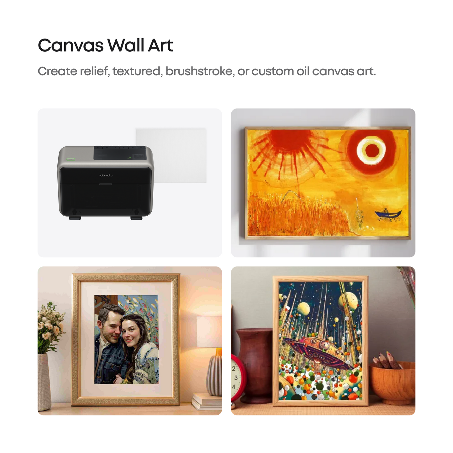 eufyMake Canvas Wall Art for UV Printer E1 (8-Pack)